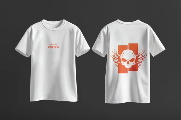 Bantiya Into the Darkness Skull T- Shirt - Image 6